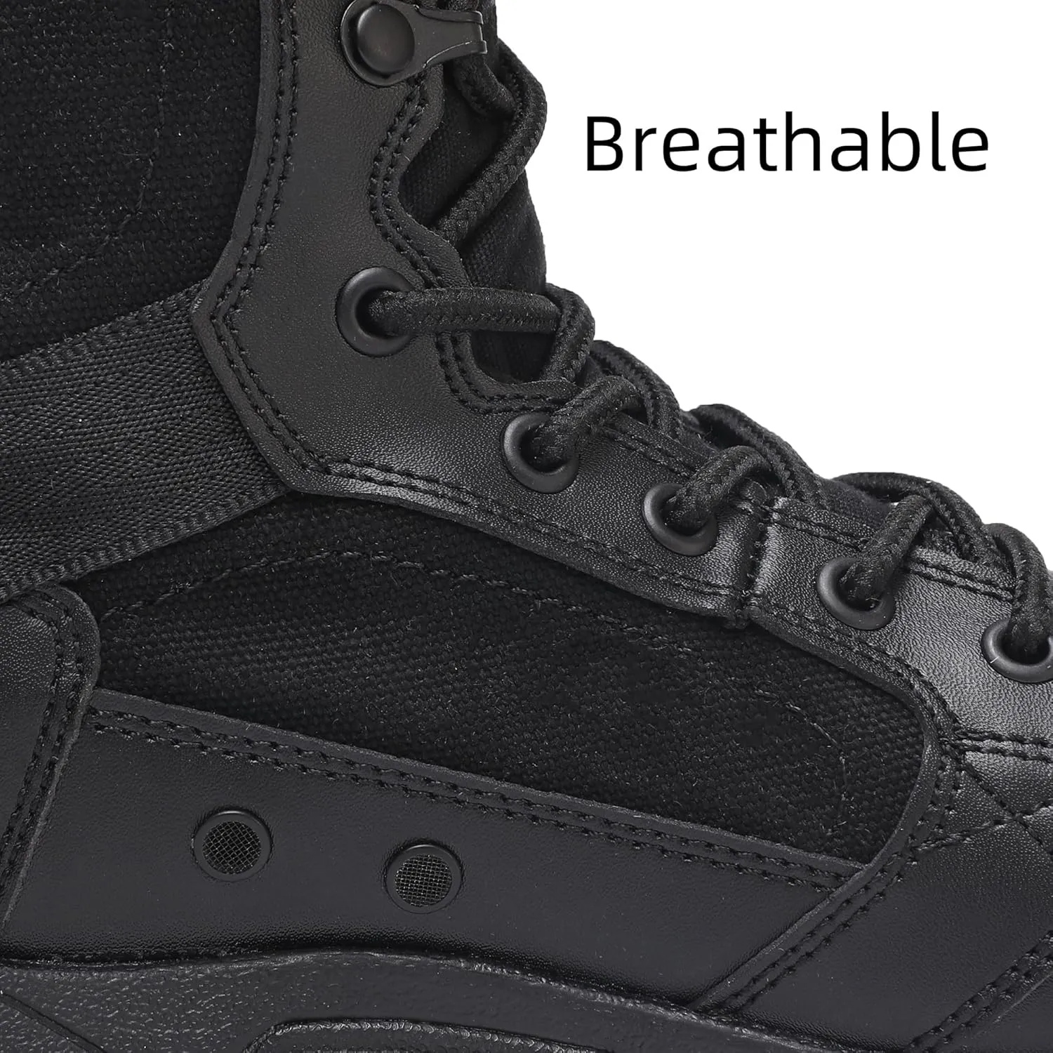 Men's 8'' Military Tactical Boot Lightweight Combat Work Boots