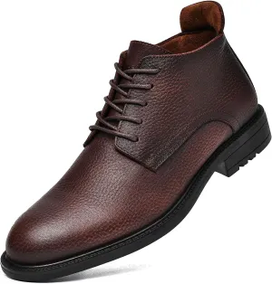 Mens Slip on Boots Chukka Boots Fashion and Comfort Casual Oxfords Ankle Lace Up Boot