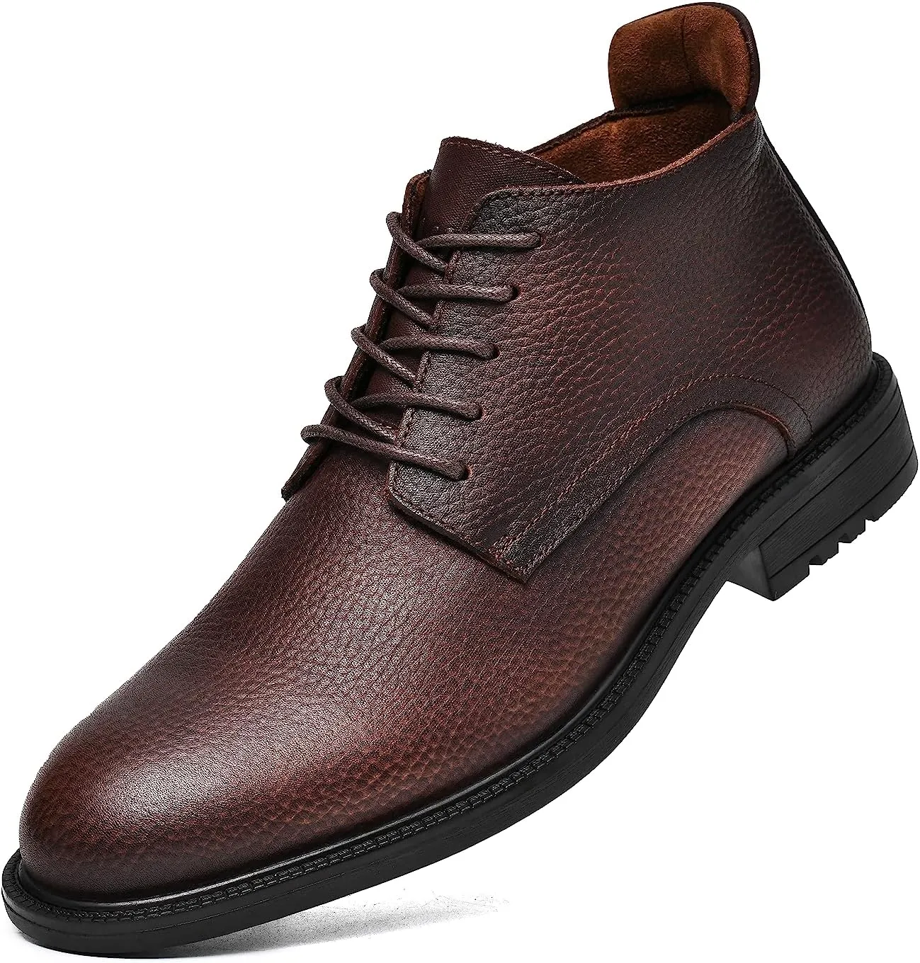 Mens Slip on Boots Chukka Boots Fashion and Comfort Casual Oxfords Ankle Lace Up Boot