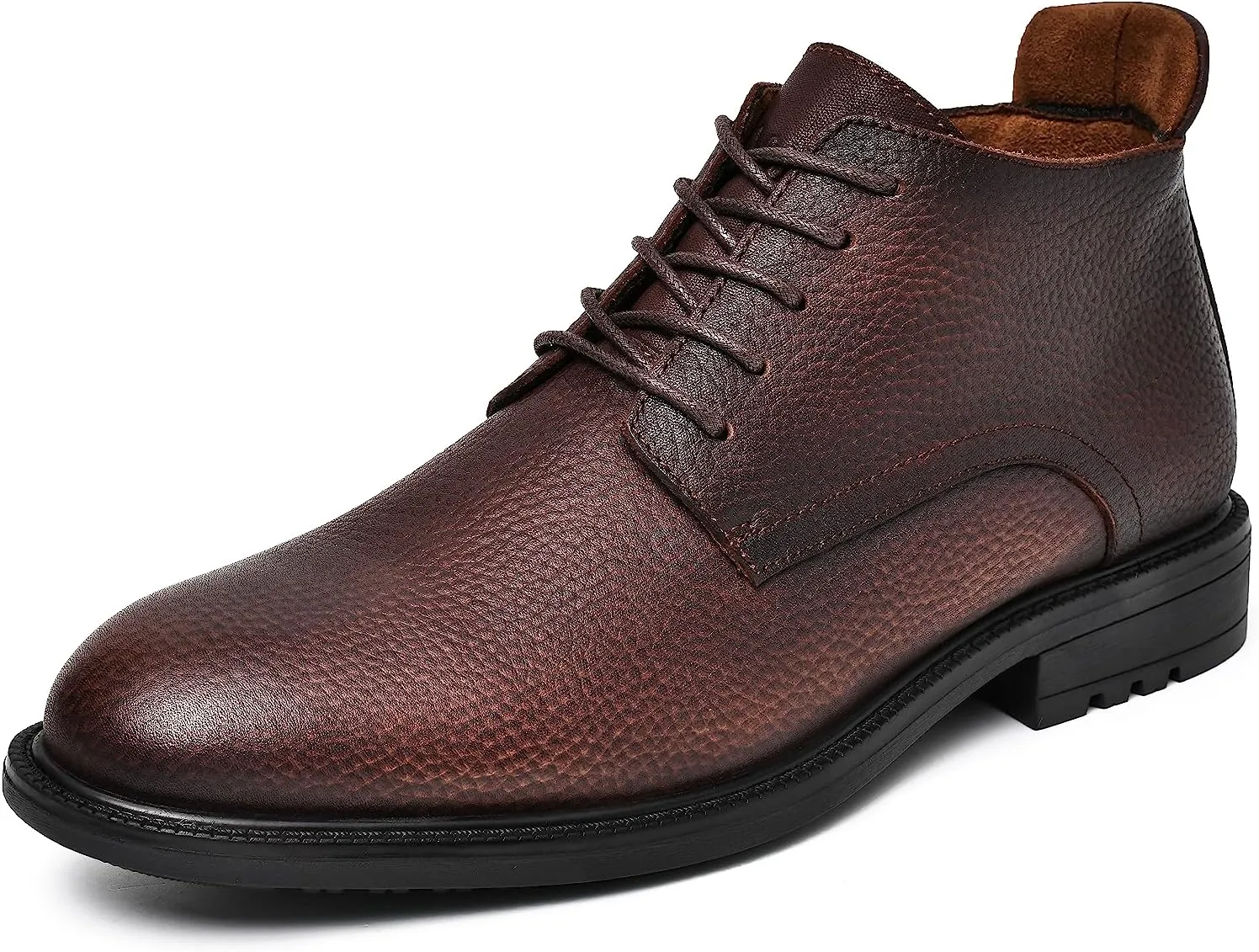 Mens Slip on Boots Chukka Boots Fashion and Comfort Casual Oxfords Ankle Lace Up Boot
