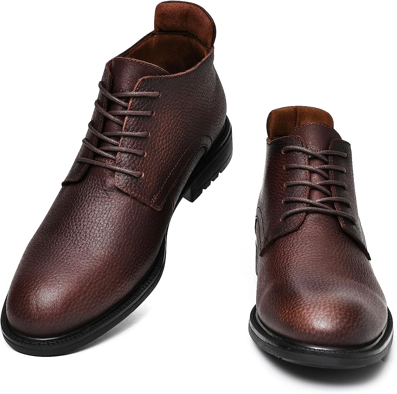 Mens Slip on Boots Chukka Boots Fashion and Comfort Casual Oxfords Ankle Lace Up Boot