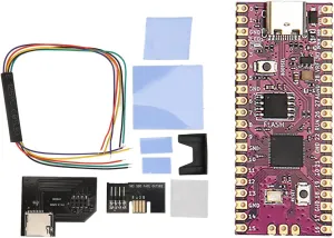 Microcontroller Board for Pico RP2040, Dual Core Cortex M0 Processor Flexible Microcontroller Module with SD2SP2 Pro Micro Storage Card Adapter