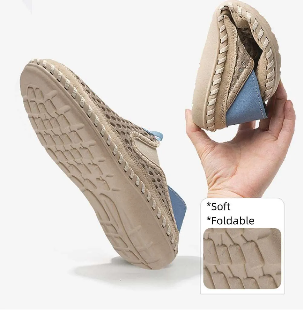 mitvr Men's Breathable Loafers Knit Lightweight Driving Shoes Slip-on Casual Walking Shoes for Men