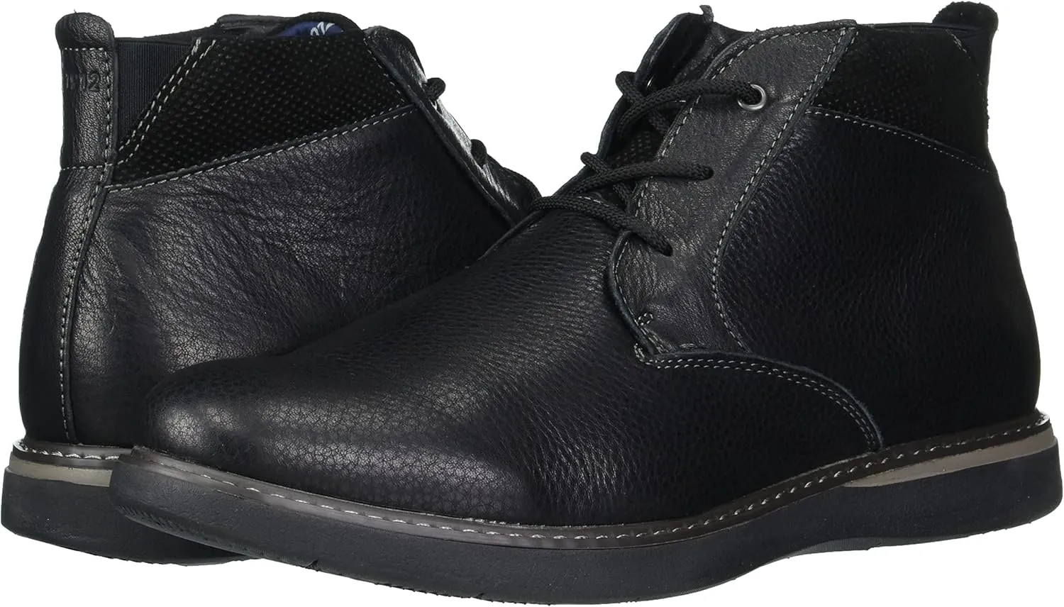 Nunn Bush Men's Bayridge Plain Toe Chukka Lightweight Leather Boot