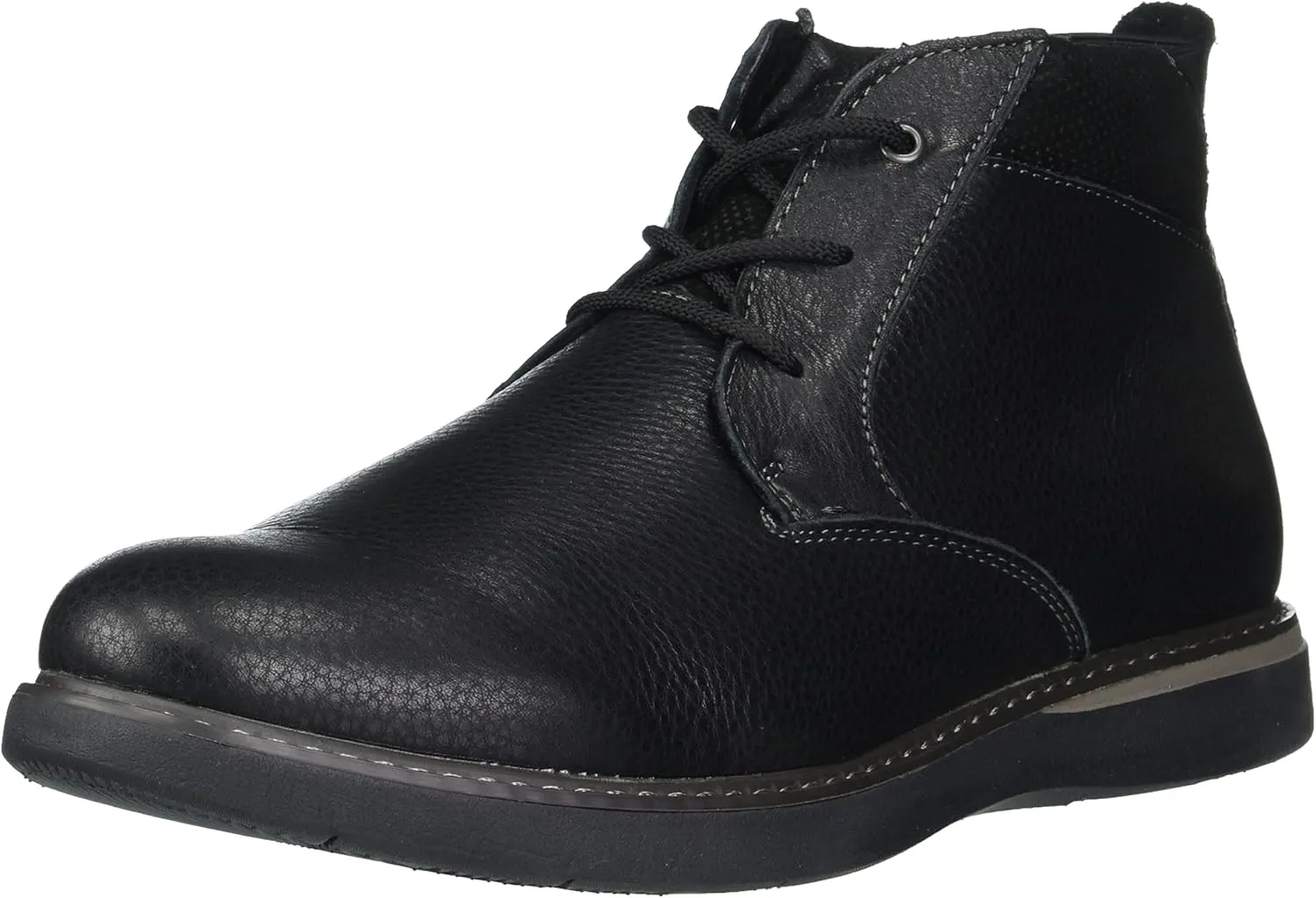 Nunn Bush Men's Bayridge Plain Toe Chukka Lightweight Leather Boot