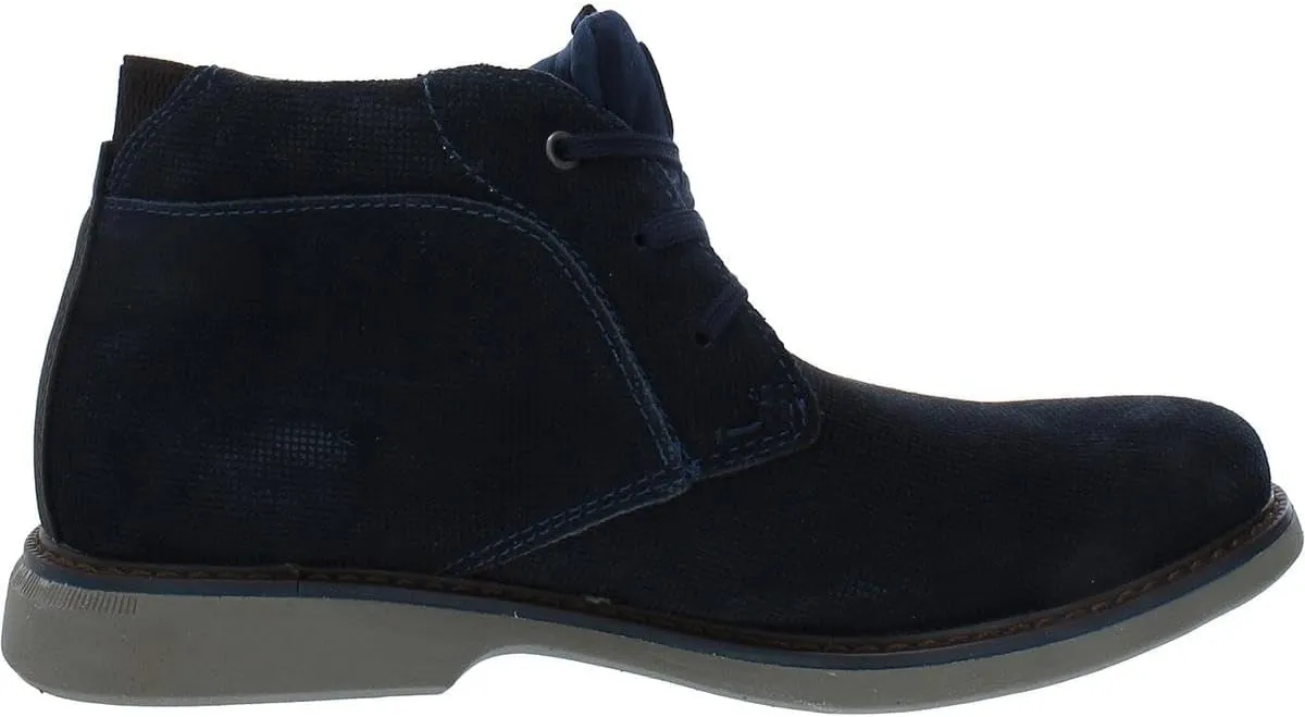 Nunn Bush Men's Otto Plain Toe Chukka Lightweight Leather Suede Water Resistant Boot