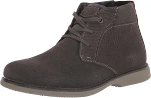 Nunn Bush Men's Otto Plain Toe Chukka Lightweight Leather Suede Water Resistant Boot