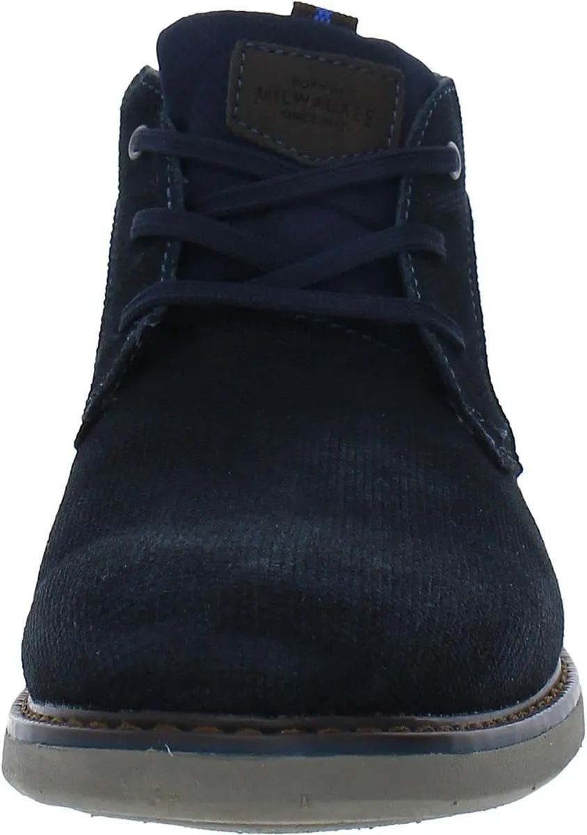 Nunn Bush Men's Otto Plain Toe Chukka Lightweight Leather Suede Water Resistant Boot