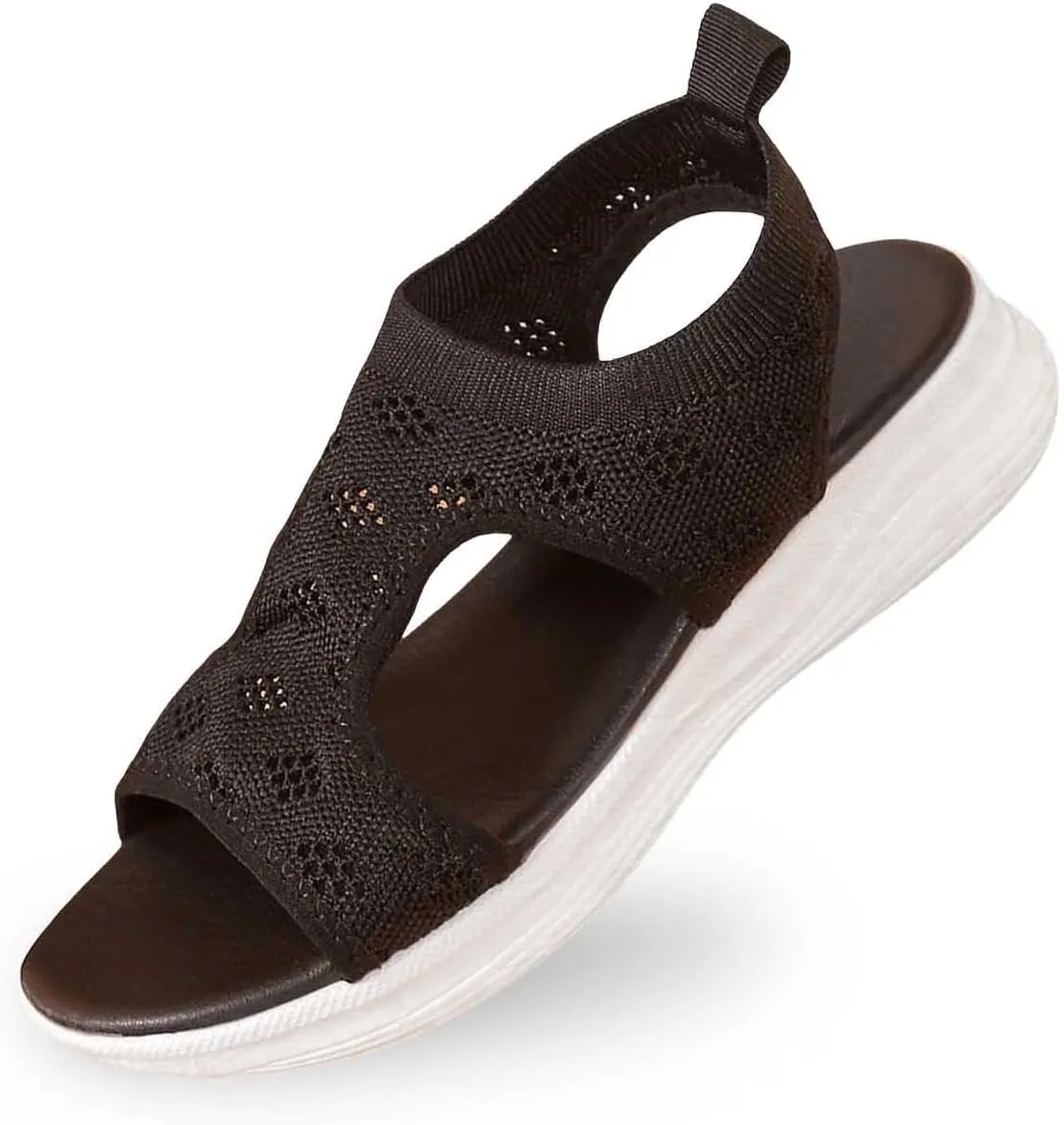 Orthopedic Sandals for Women, Breathable Mesh Slide Sandals with Arch Support Comfortable Beach Sandal