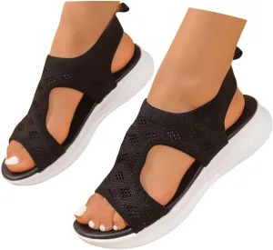 Orthopedic Sandals for Women, Breathable Mesh Slide Sandals with Arch Support Comfortable Beach Sandal