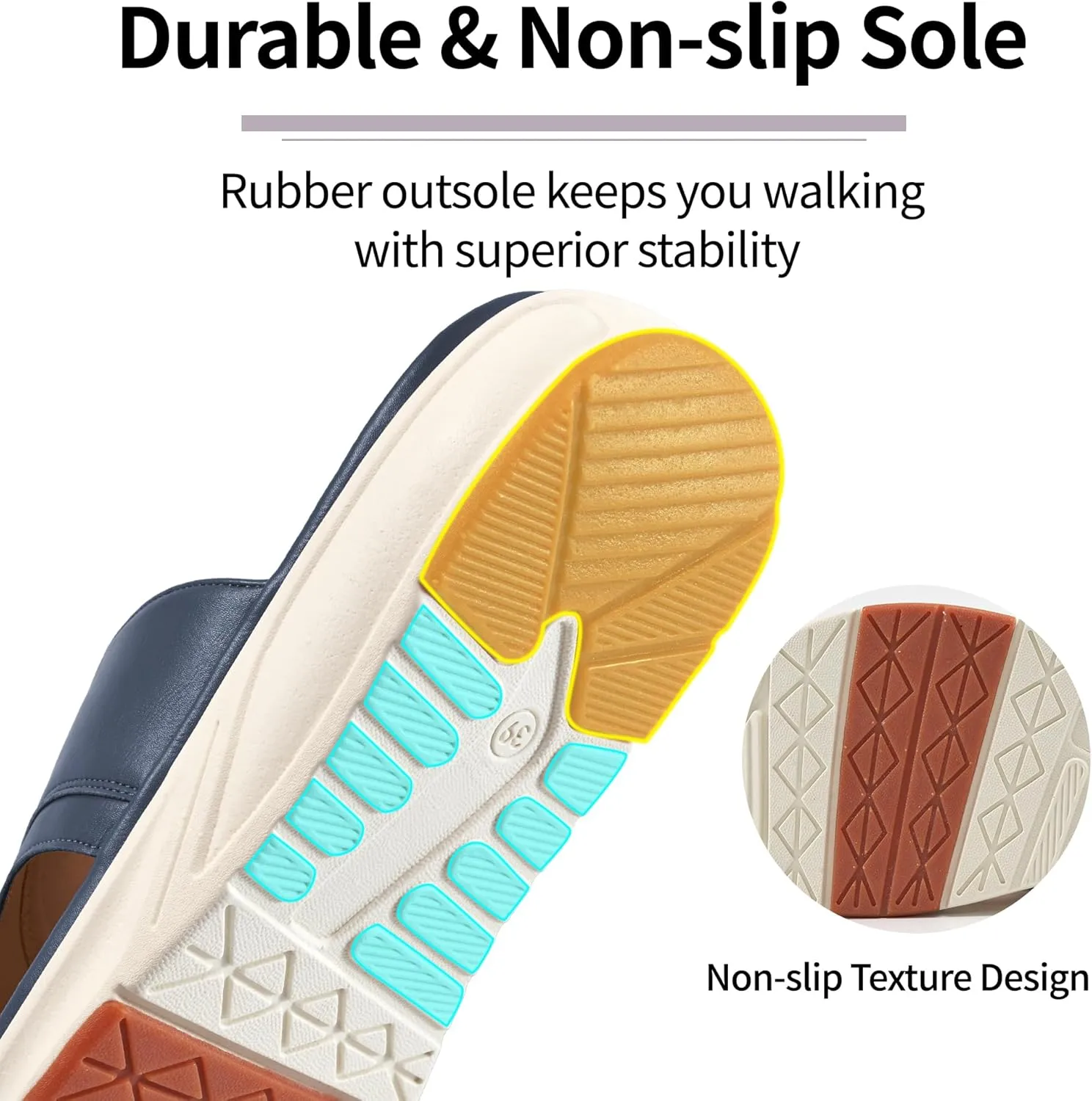 Orthopedic Sandals for Women Outdoor: Dressy Comfort Slides Womens Fashion - Casual Platform Ladies Walking Sandal