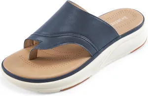 Orthopedic Sandals for Women Outdoor: Dressy Comfort Slides Womens Fashion - Casual Platform Ladies Walking Sandal