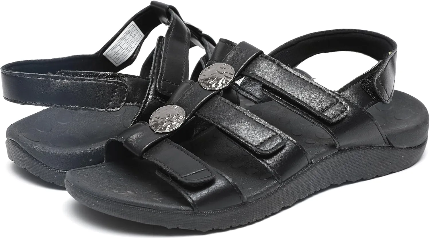 Orthotic Women's Sandals, Plantar Fasciitis Walking Sandals with Arch Support for Women