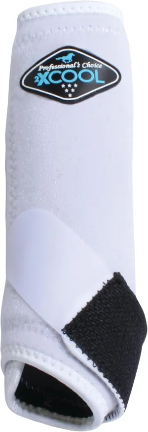 Professional's Choice 2XCOOL Sports Medicine Horse Boots | Protective & Breathable Design for Ultimate Comfort & Durability in Active Horses | 2-Pack | XSmall Mini/Pony Size | White