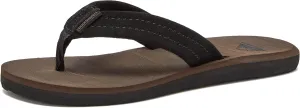 Quiksilver Boy's Carver Suede Fixed Strap Kids Flip Flop Youth Sandal