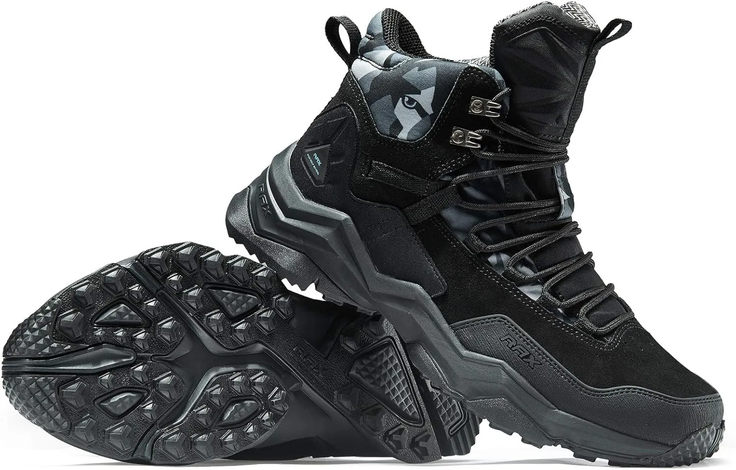 RAX Men's Wild Wolf Mid Venture Waterproof Lightweight Hiking Boots