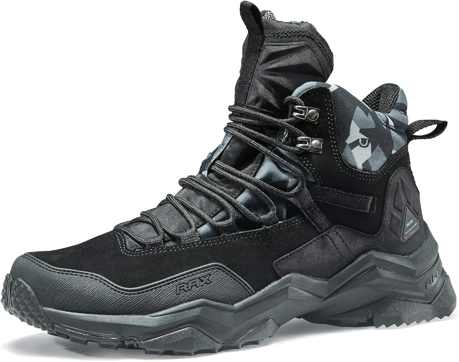 RAX Men's Wild Wolf Mid Venture Waterproof Lightweight Hiking Boots