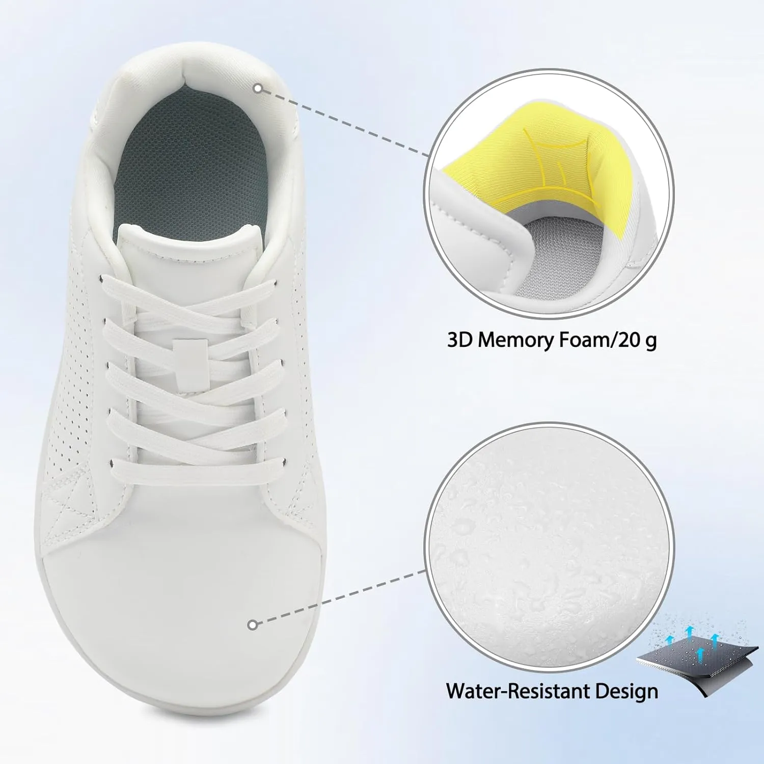 relxfeet Women's Minimalist Barefoot Shoes Zero Drop Walking Shoes Lightweight Fashion Sneakers Wide Toe Box