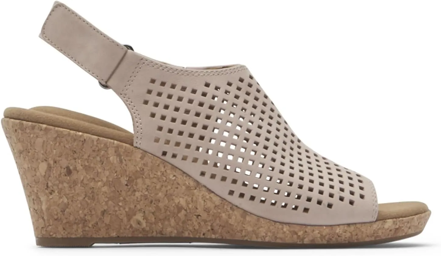 Rockport Women's Briah Perforated Slingback Sandal