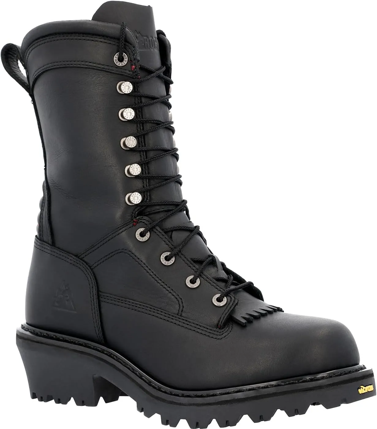 ROCKY Code Red Hotshot Logger Fire Boot, Black, Size 15(XW)