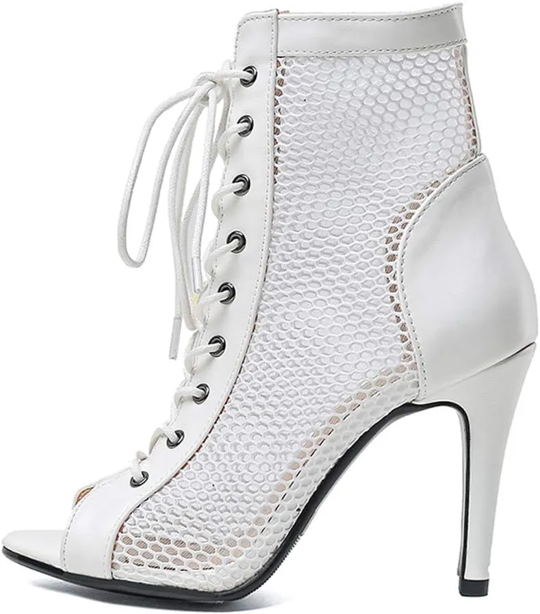 Scaoruki Women Classic Gladiator Sandals Summer Booties Breathable Mesh Sandals