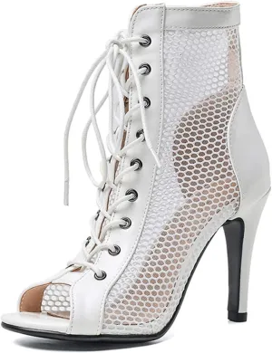 Scaoruki Women Classic Gladiator Sandals Summer Booties Breathable Mesh Sandals