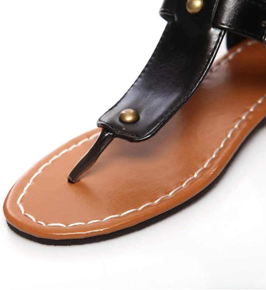 Scaoruki Women Summer Booties Shoes Classic Gladiator Sandals