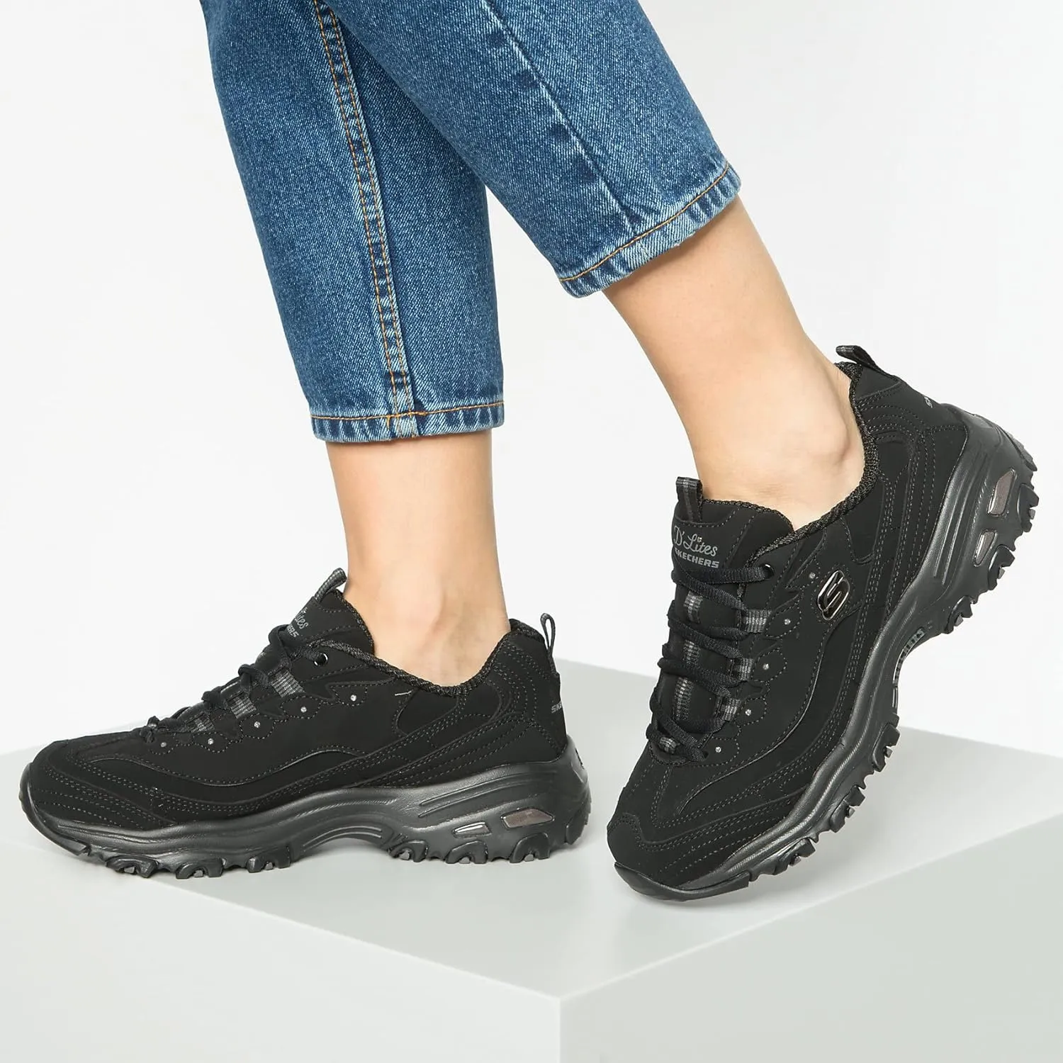 Skechers Women's D'Lites-Play on Fashion Sneaker