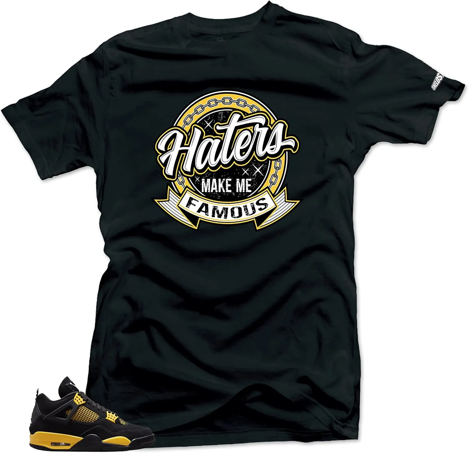 SNELOS Match Tees Jordan 4 Thunder Sneaker Match