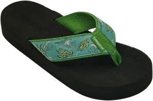 Tidewater Women's Swimming Sea Turtles Sandals