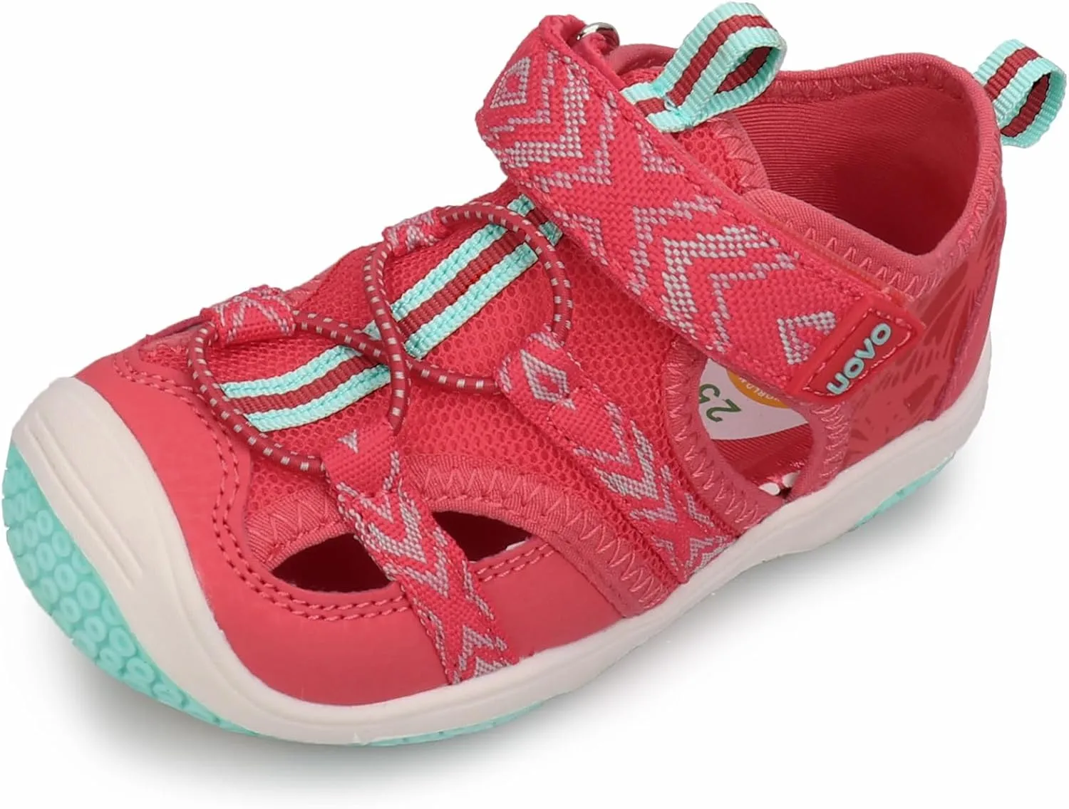 UOVO Boys Girls Sandals Summer Shoes Closed Toe Lightweight Outdoor Athletic Sports (Toddler/Little Kid/Big Kid)