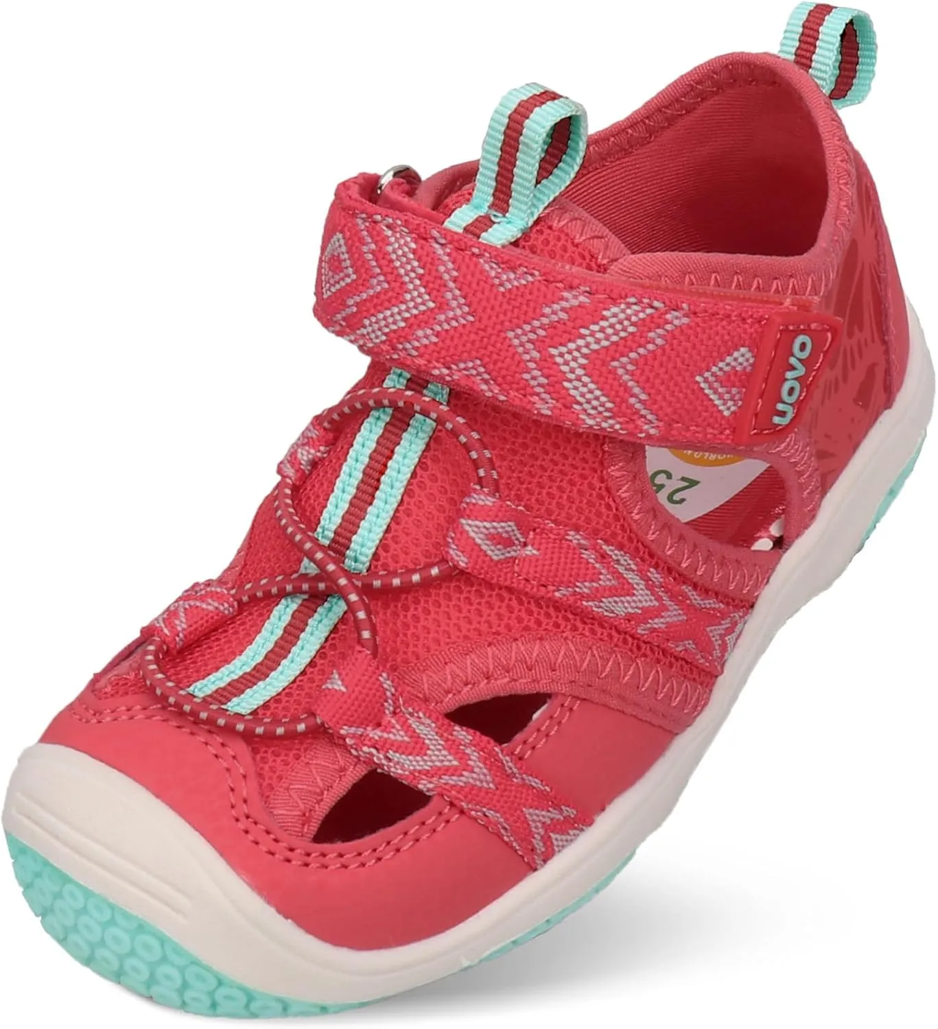 UOVO Boys Girls Sandals Summer Shoes Closed Toe Lightweight Outdoor Athletic Sports (Toddler/Little Kid/Big Kid)