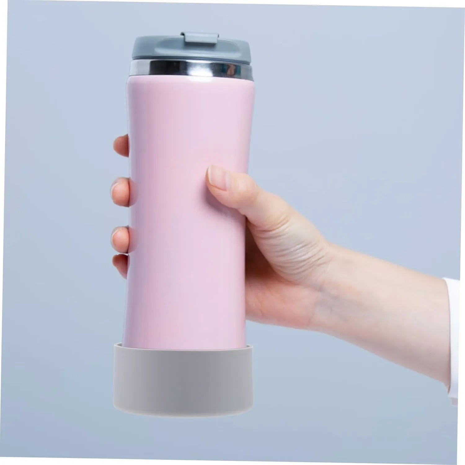 VALICLUD 3sets Silicone Bottle Sleeve Boot for Sports Water Bottle Heat-insulated Tumbler Cover Anti-slip Bottom 2pcs*3