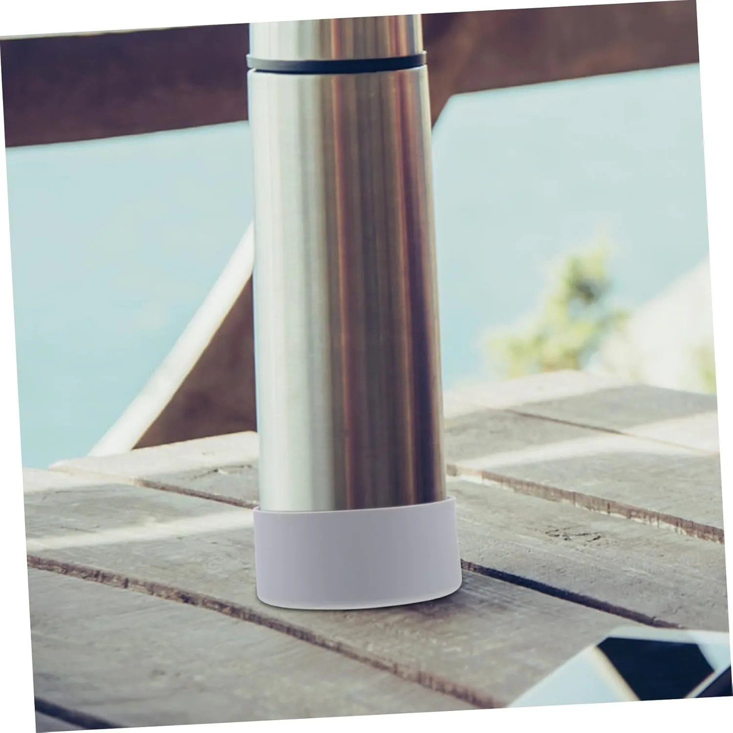 VALICLUD 3sets Silicone Bottle Sleeve Boot for Sports Water Bottle Heat-insulated Tumbler Cover Anti-slip Bottom 2pcs*3