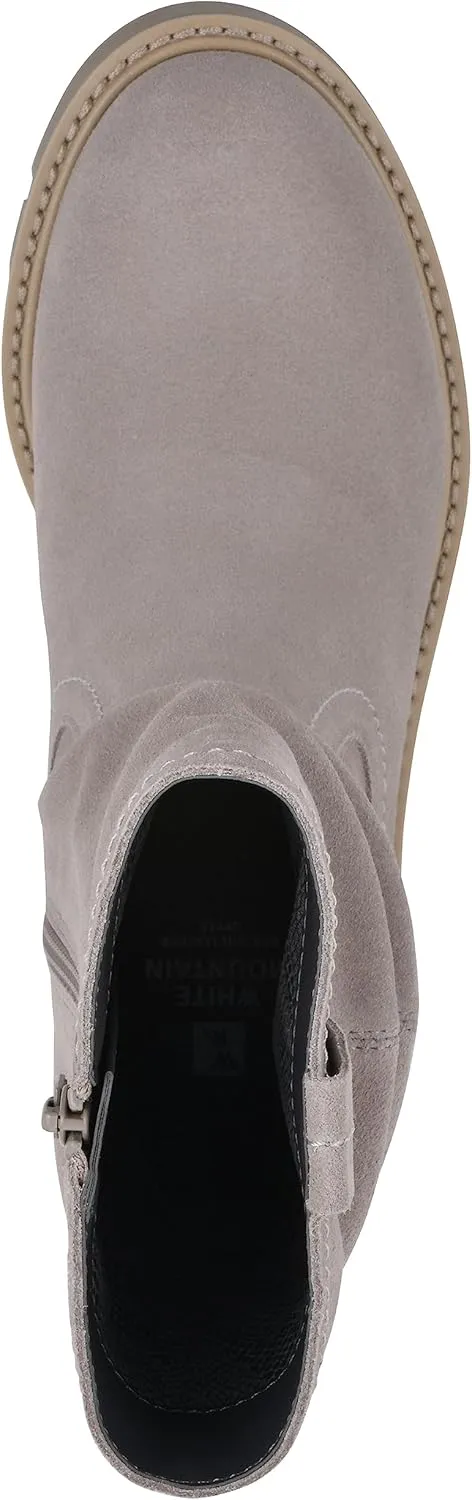WHITE MOUNTAIN Women's Shoes Glean Lug Sole Mid Calf Boot