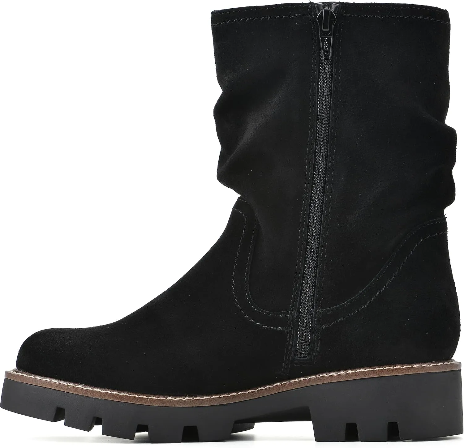 WHITE MOUNTAIN Women's Shoes Glean Lug Sole Mid Calf Boot