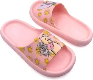 Winnie The Pooh Flowers for Eeyore Women's Flip Flop Cloud Comfort Slide Sandals