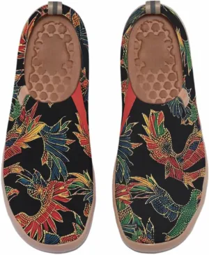 Women's Art Travel Shoes Slip On Knit Comfort Loafers Lightweight Fashion Sneaker