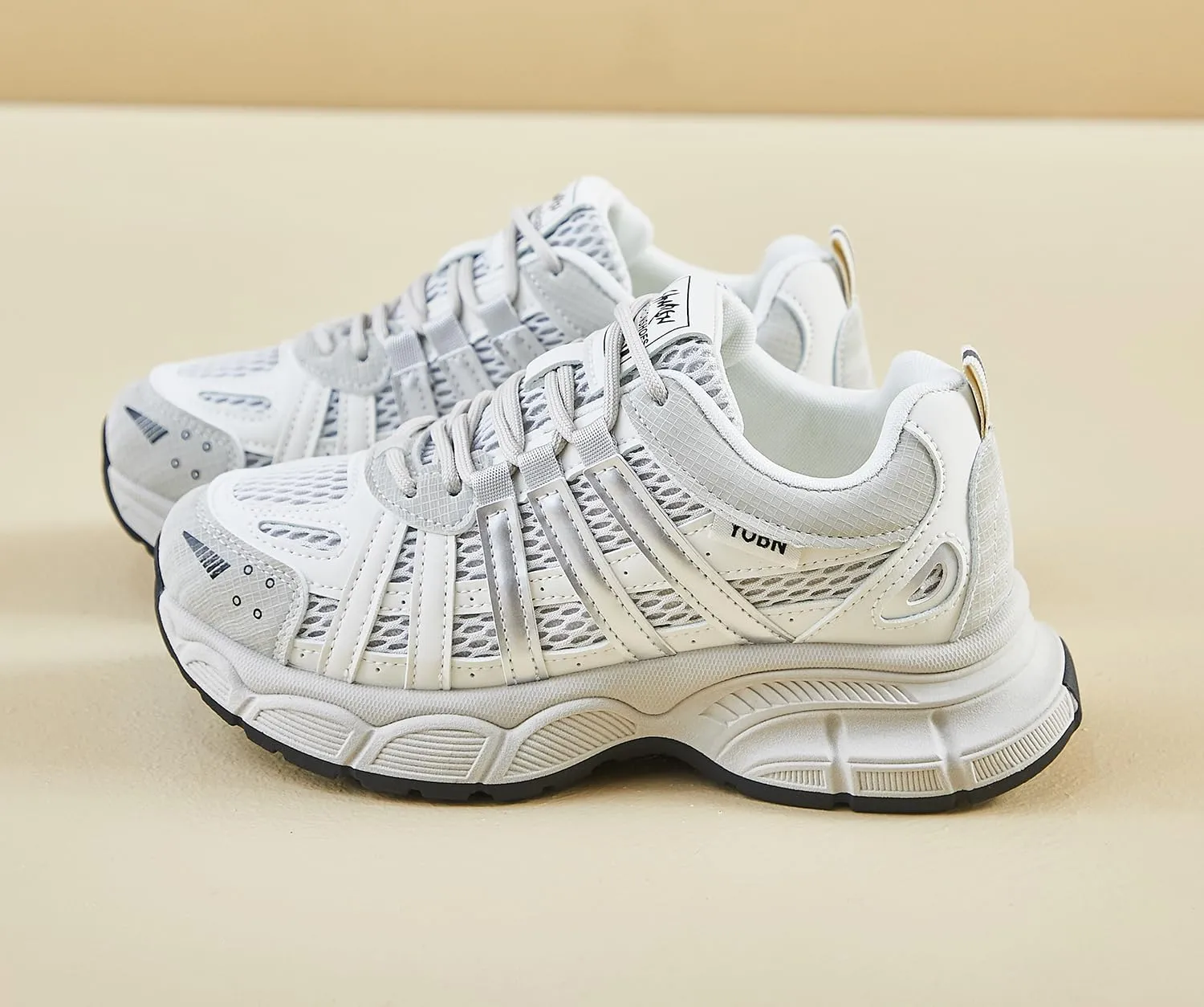 Women's Fashion Platform Sneakers Y2K Comfort Lightweight Breathable Walking Shoes Casual Sport Work Workout