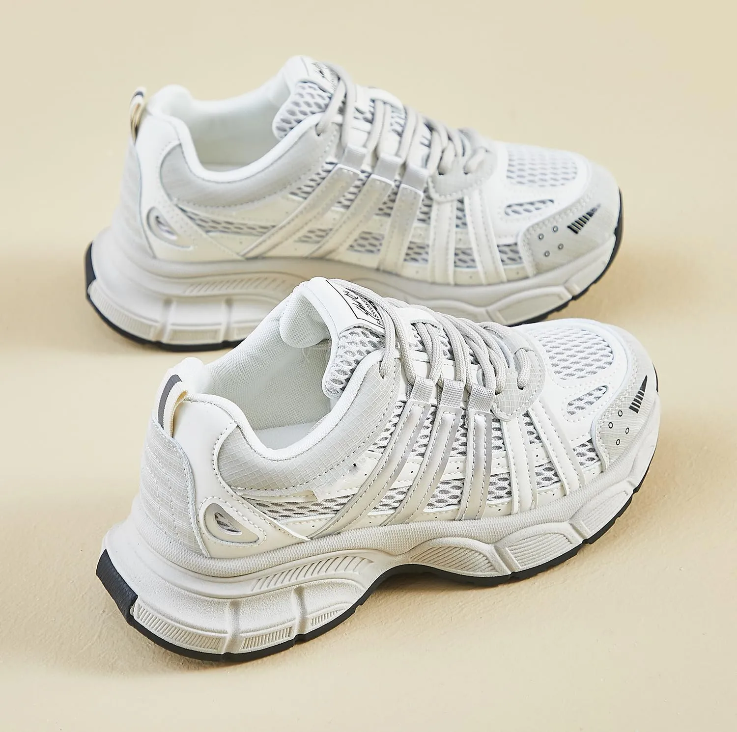 Women's Fashion Platform Sneakers Y2K Comfort Lightweight Breathable Walking Shoes Casual Sport Work Workout