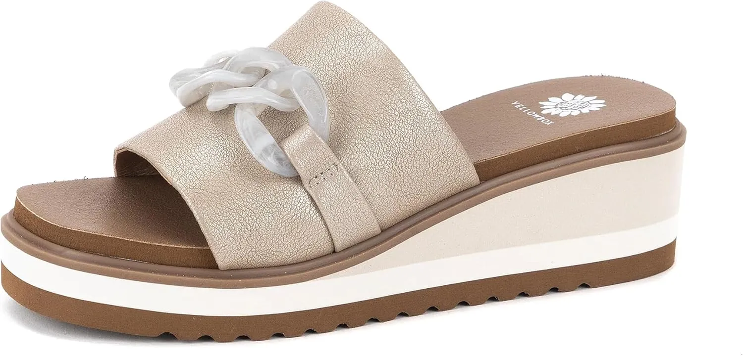 Yellow Box Women's Alora Wedge Sandal